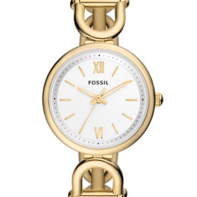 Carlie Three-Hand Gold-Tone Stainless Steel Watch