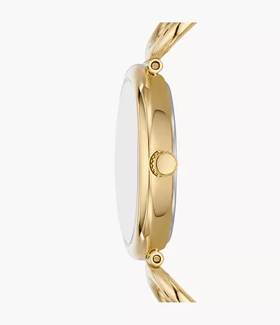 Carlie Three-Hand Gold-Tone Stainless Steel Watch - ES5272 Carlie Three-Hand Gold-Tone Stainless Steel Watch - ES5272