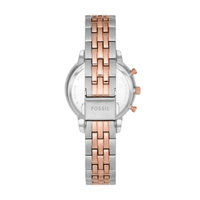 Fossil boyfriend rose on sale gold