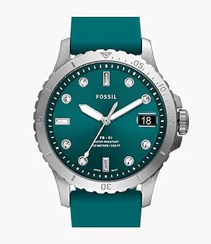 FB-01 Three-Hand Date Oasis Silicone Watch
