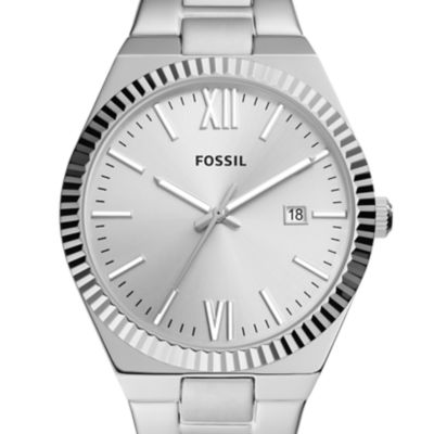 Fossil q silver best sale