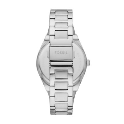 Scarlette Three-Hand Date Stainless Steel Watch