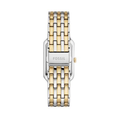 Raquel Three-Hand Date Two-Tone Stainless Steel Watch