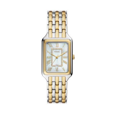Raquel Three-Hand Date Two-Tone Stainless Steel Watch - ES5305