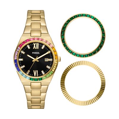 Rainbow fossil watch new arrivals