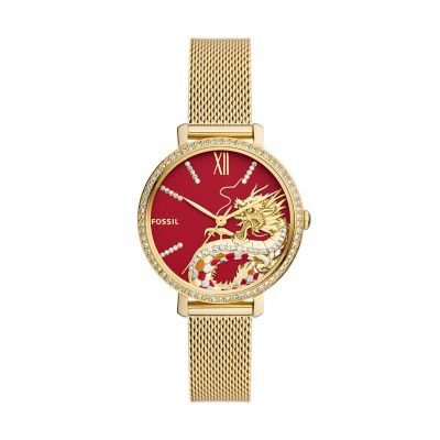 Fossil jacqueline three on sale hand