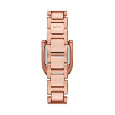 Harwell Three-Hand Rose Gold-Tone Stainless Steel Watch