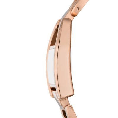 Harwell Three-Hand Rose Gold-Tone Stainless Steel Watch - ES5328