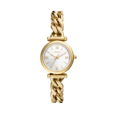 Carlie Three-Hand Rose Gold-Tone Stainless Steel Watch - ES5202