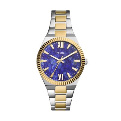 Scarlette Three-Hand Two-Tone Stainless Steel Watch - ES5332 - Fossil