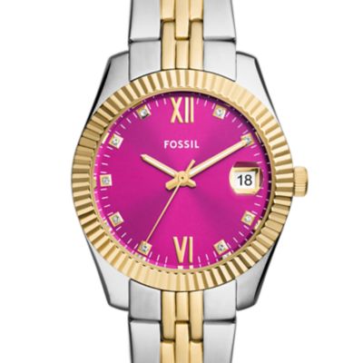 Scarlette Three-Hand Date Two-Tone Stainless Steel Watch