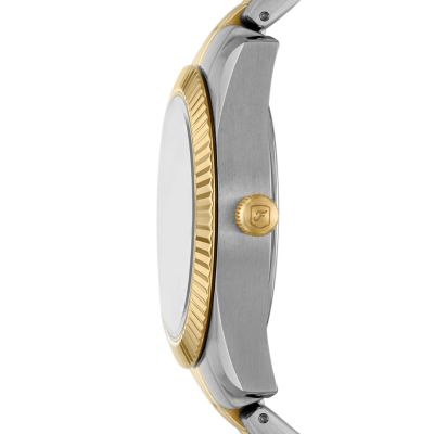 Scarlette Three-Hand Date Two-Tone Stainless Steel Watch