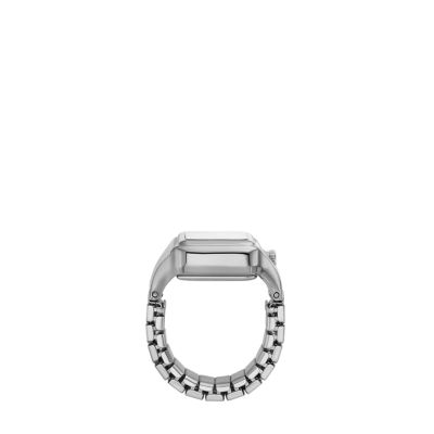 Raquel Watch Ring Two-Hand Stainless Steel