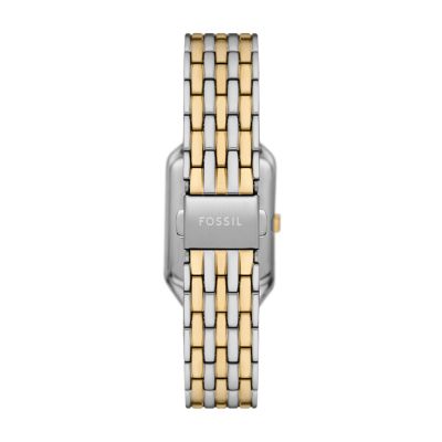 Raquel Three-Hand Date Two-Tone Stainless Steel Watch