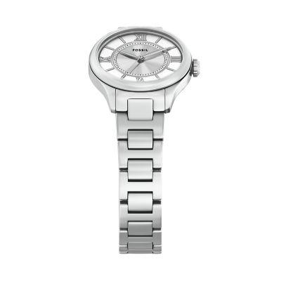 Cartier Tank Must De Cartier Horloge Klein Model Quartz Uurwerk Staal Leer Crwsta0071