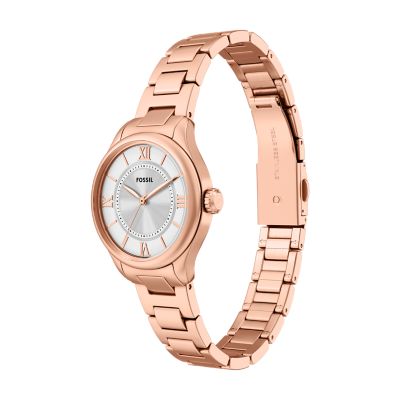 Gilmore Three-Hand Rose Gold-Tone Stainless Steel Watch - ES5420