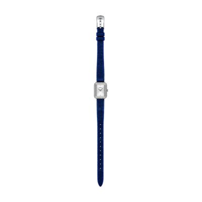 Raquel Mini Two-Hand Blue Velvet Watch - ES5436 - Fossil