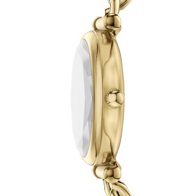 Carlie Three-Hand Gold-Tone Stainless Steel Watch