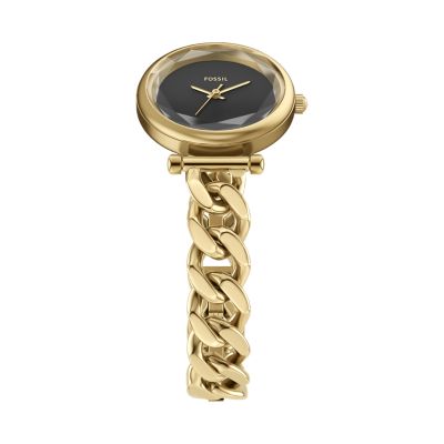 Carlie Mini Three-Hand Gold-Tone Stainless Steel Watch - ES5440