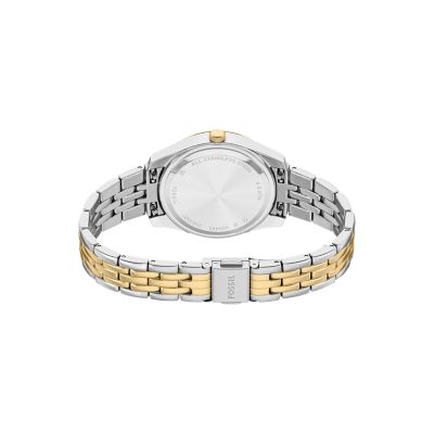 Scarlette Three-Hand Two-Tone Stainless Steel Watch