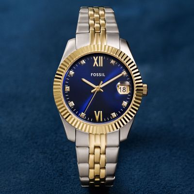 Scarlette Three-Hand Two-Tone Stainless Steel Watch