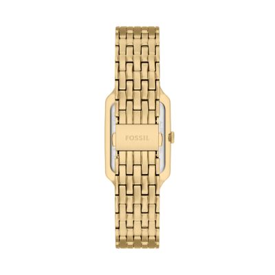 Raquel Three-Hand Gold-Tone Stainless Steel Watch