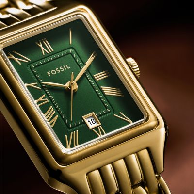 Raquel Three-Hand Gold-Tone Stainless Steel Watch