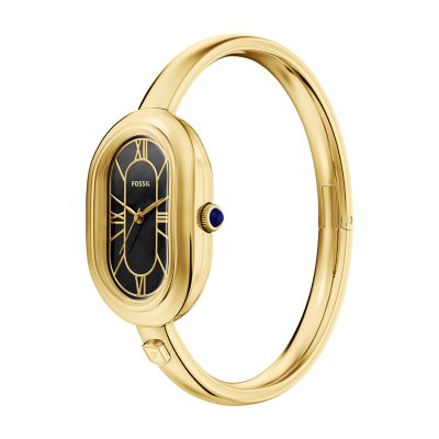 Sloan 三針 ゴールドトーン ステンレススチールウォッチ - ES5456 - Fossil