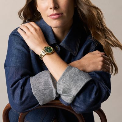 Ladies Bling Watches: Glitz Rhinestone Timepieces - Fossil display picture 1