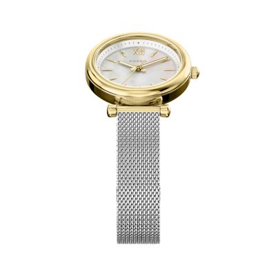 Carlie Mini Three-Hand Stainless Steel Watch