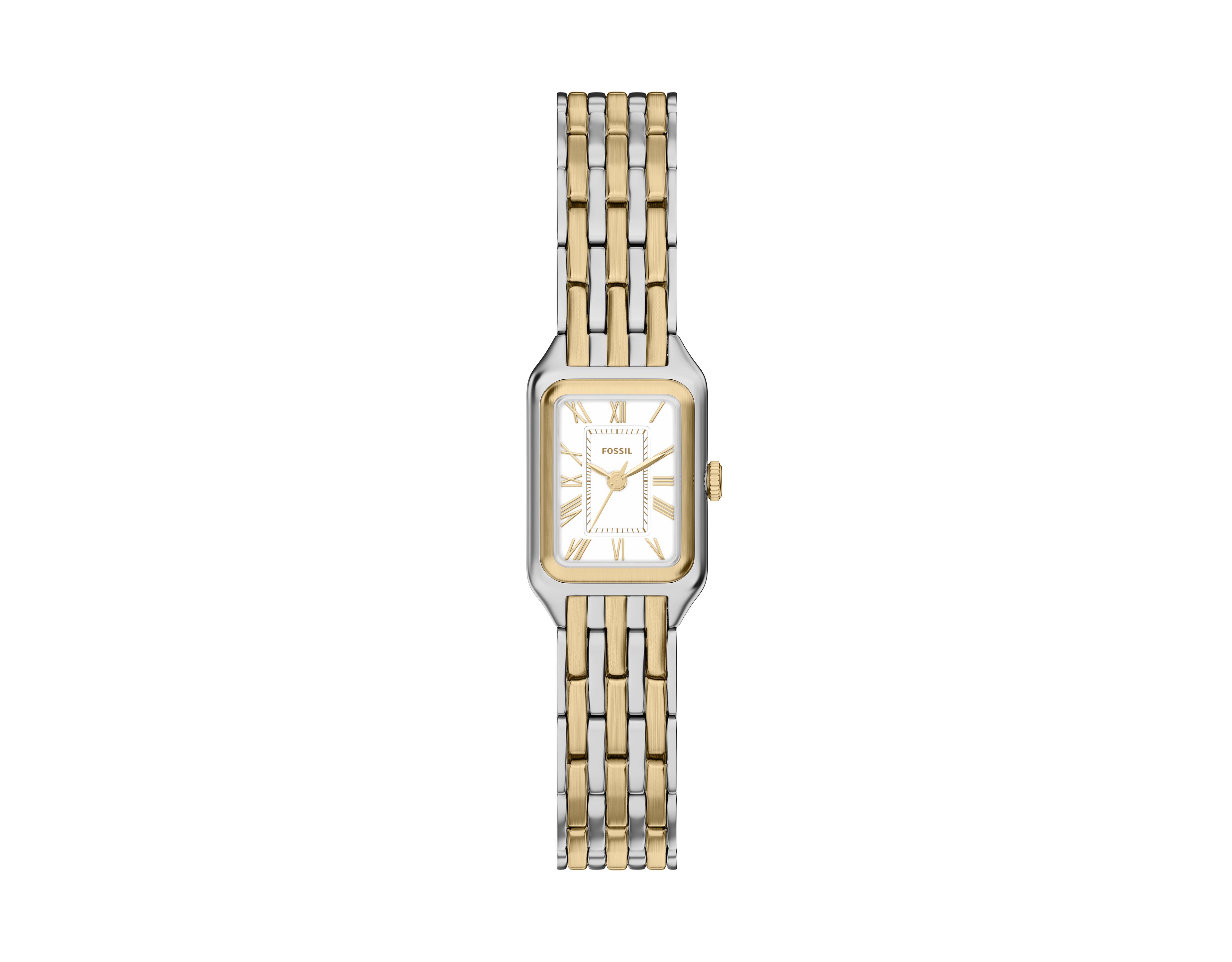 Raquel Mini 18mm Three-Hand Two-Tone Stainless Steel Watch