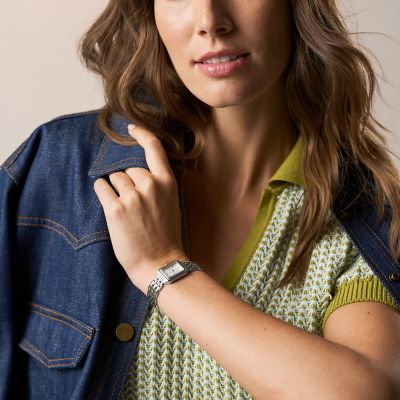 Raquel Mini Three-Hand Stainless Steel Watch