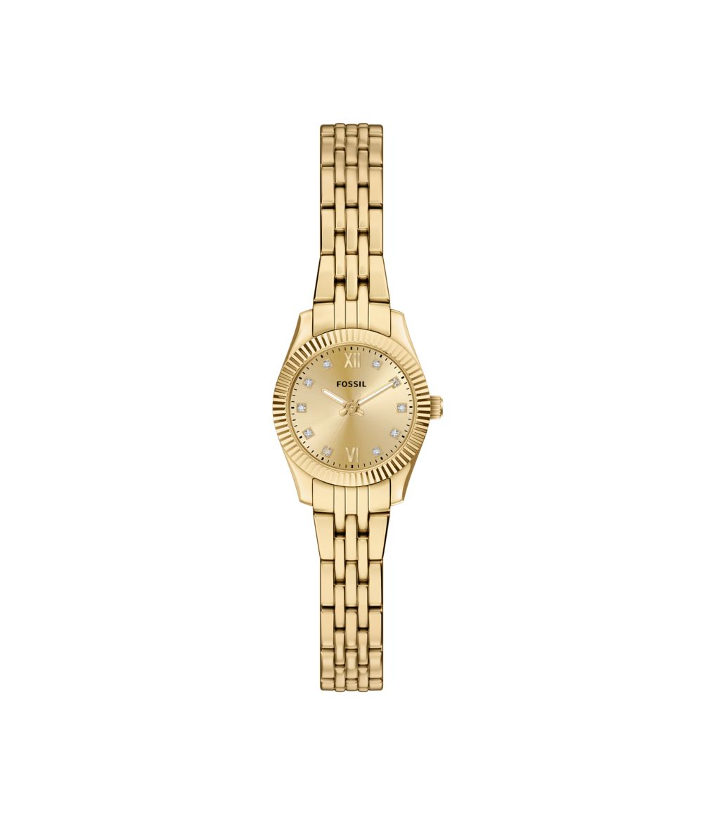 Scarlette Mini 20mm Three-Hand Gold-Tone Stainless Steel Watch