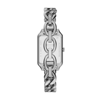 Raquel Three-Hand Stainless Steel Watch