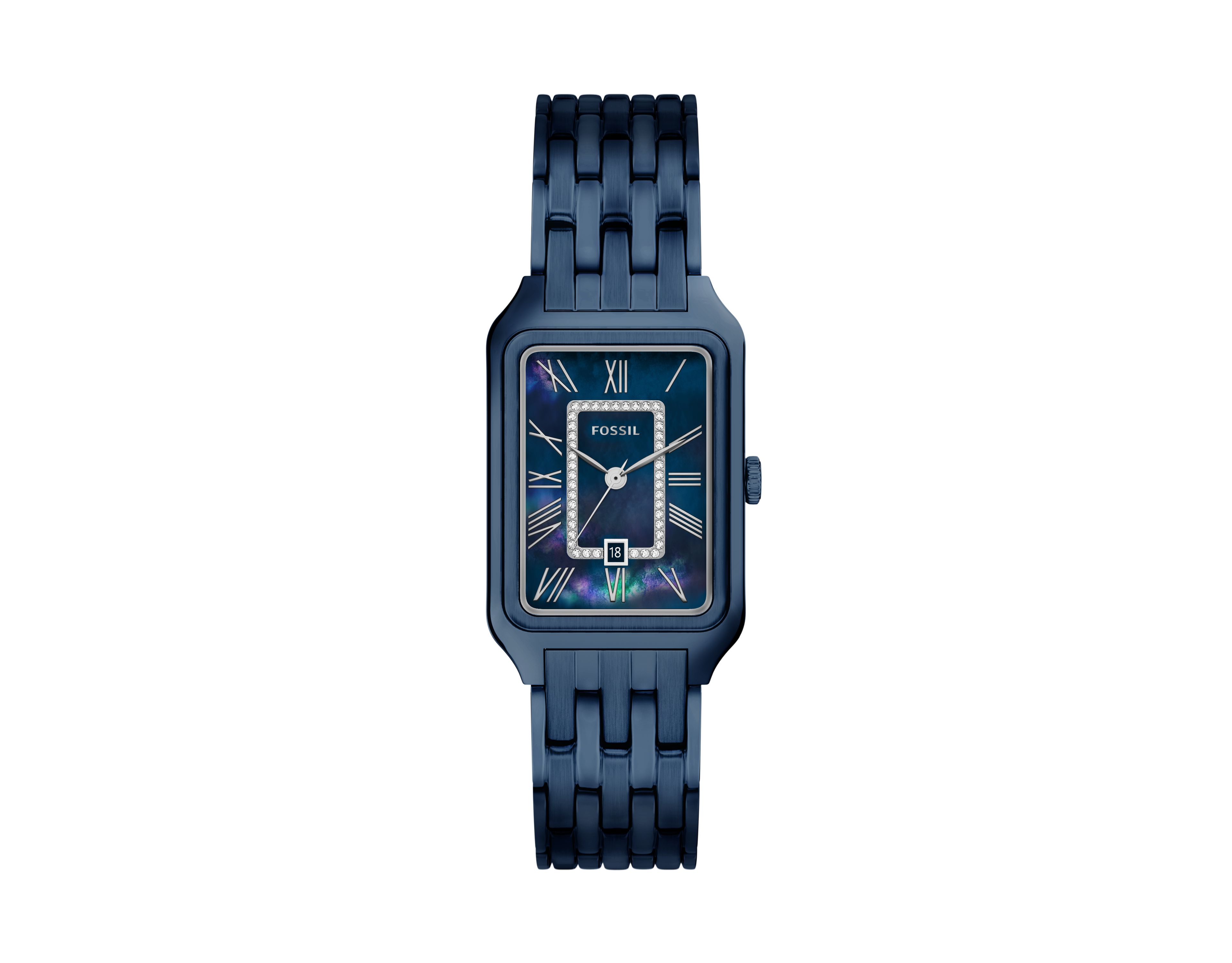Raquel 26mm Three-Hand Navy Stainless Steel Watch
