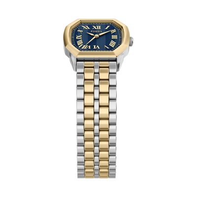 Harlow Three-Hand Two-Tone Stainless Steel Watch