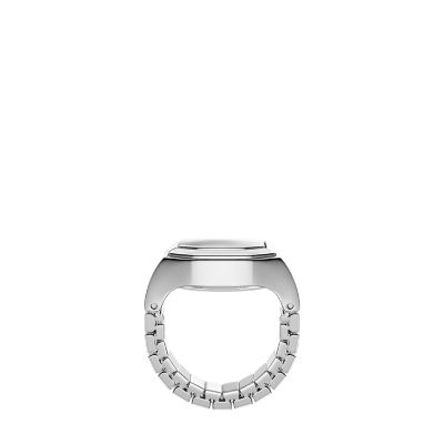 Harlow Watch Ring Two-Hand Stainless Steel