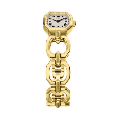 Harlow Mini Two-Hand Gold-Tone Stainless Steel Watch