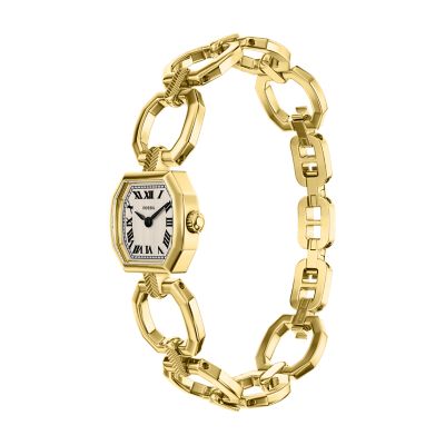 Harlow Mini Two-Hand Gold-Tone Stainless Steel Watch