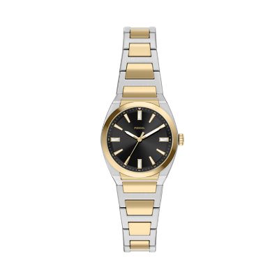 Everett Three-Hand Two-Tone Stainless Steel Watch