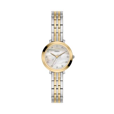 Gold,Silver for Heidi Three-Hand Stainless Steel Watch
