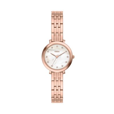 Rose Gold for Heidi Three-Hand Stainless Steel Watch