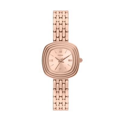 Rose Gold for Emerson Three-Hand Gold-Tone Stainless Steel Watch
