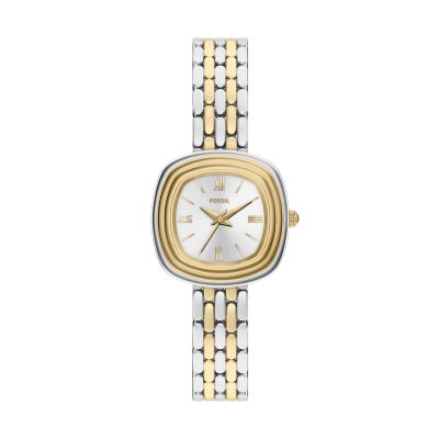 Gold,Silver for Emerson Three-Hand Gold-Tone Stainless Steel Watch