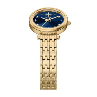Carlie 28mm Three-Hand Gold-Tone Stainless Steel Watch