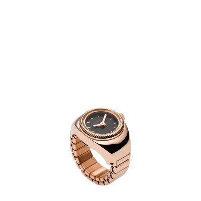 Rose Gold-Tone Stainless Steel Watch Ring - FCU0194791 - Fossil