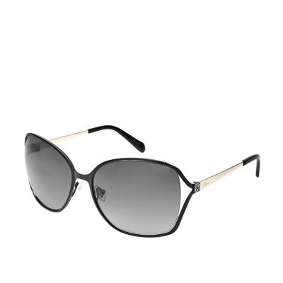 Fossil Butterfly Women Black Acetate Frame Fossil Women main image 4