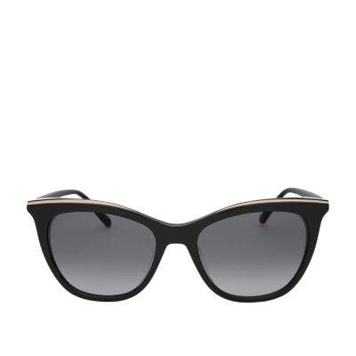 Fossil women's cat store eye wayfarer sunglasses