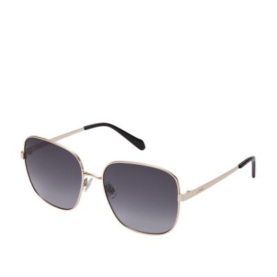 Fossil aviator sunglasses hot sale womens