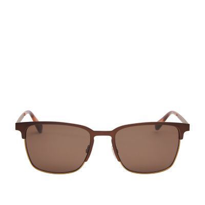 Lunettes de soleil rectangulaires Drew